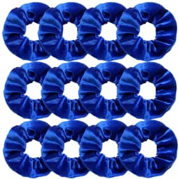 Women Soft Velvet Chouchou Hair Ties Solid Color Fluffy Large Scrunches Set Wholesale 12pcs Schrunchy Pack For Girls