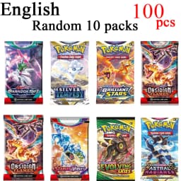 NEW 360PCS Card White Flare Black Bolt Prismatic SPARKS Scarlet Violet 151 English Booster Battle Transaction Gift