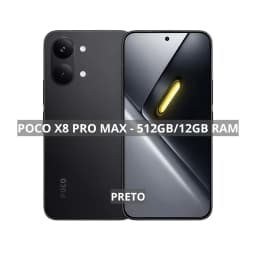 Xiaomi Poco X8 Pro Max 5G, 512/12GB, Mobile Phones Processador MediaTek Dimensity 9500s,Versão Global , ﻿Bateria 8500 mAh