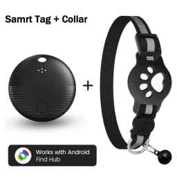 Smart Location Tag Works with Google Find Hub Android Bluetooth Anti-Lost Tracker With Cat Collar Item Finder Wallet Pets Bags