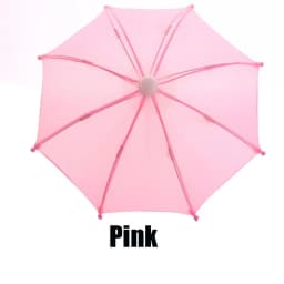 21.5cm Miniature Rain Gear Doll's Umbrella Dolls Accessories Mini Handmade Blythes Toys Dollhouse Model Toys Clothing Decoration