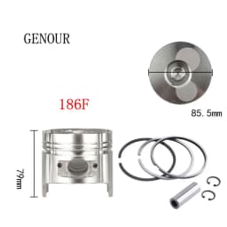 Piston Full Set W/ RING PIN CLIP For KAMA KIPOR 170F 178F 186F 190F 192F Air Cooled 2KW 3KW 5KW 6KW DIESEL Generator Spare Parts