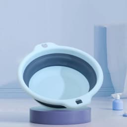 Portable Foldable Laundry Basin Plastic Travel Folding Wash Basin Safe Durable Foldable Wash Basin Bathroom Household Supplies