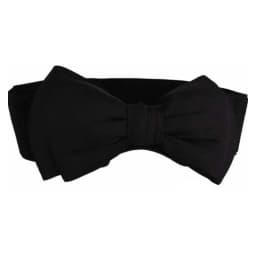 Solid Color Bow Women Belt Elegant Wide Elastic Waist Belt Ladies Sweater Dress Coat Decor Waistband Cummerbunds