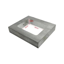 Aluminum Casting Mould Frame Thickness 12mm Vulcanized Rubber Molding Tool Jewelry Tools