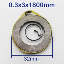 Flat Spiral Coil Constant Force Springs Various Sizes