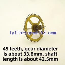 Suitable for Mechanical Seat/Wall Clock Desk Clock Floor Bell Gear Accessories Horse Wheel Escapement Wheel