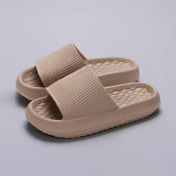 Lucyever 2026 Summer Non-slip Soft Cloud Slippers Women Comfy Eva Thick Platform Slides Woman Couple Bathroom Home Flip Flops 45