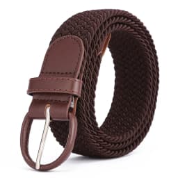 Women's Elastic and Elastic Woven Belt in One Outfit, Casual and Versatile Denim Belt for Men and Women