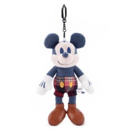 Classic Hot Anime Genuine Micky Mouse Plush Dolls Keychains Small Pendant Bag Hangings Christmas Birthday Gifts