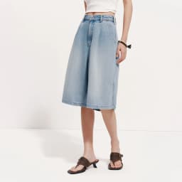 Semir Women Pants Denim Cool Feeling Loose Pleated Trendy Slim Fit Knee Length 2026 Summer Casual Street Style