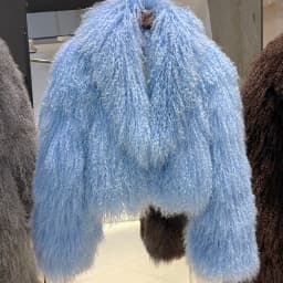 YOLOAgain 2025 Autumn Winter Warm Turn-Down Collar Real Mongolia Sheep Fur Jacket Coat Women Short Black Sheep Fur Jacket Female