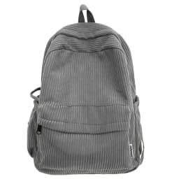 Solid Nylon Soft Sewing Thread Zipper School Bags 2026 High Quality Large Capacity Bags Corduroy Casaul Softback Youth Backpack