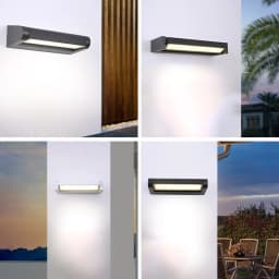 Adjustable Angle LED Lights Outdoor Waterproof Wall Lamp Garden Wiring Model Wall Lamp Simple Aluminum Wall Lights Fixture