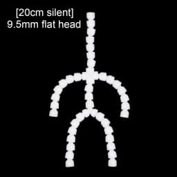 15/20cm Sound/Silent Version Dolls Skeleton Joint Plush Toy DIY Doll Ball Socket Flexible Armature Doll Accessories