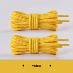 Heavy Duty Round Boots Shoelaces Durable Polyeste Outdoor Shoe Laces for Hiking Sporting Running Tear-Resistant Cotton Laces