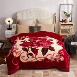 New Warm Weighted Blankets for Beds High End Thicken Warmth Raschel Blanket for Winter Autumn Double Side Plush Comforter Quilt
