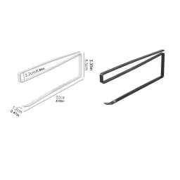 No-Punching Paper Roll Holder Towel Rack Cling Film Storage Bathroom Hanging Shelf Kitchen Tissue Accessories Organizer