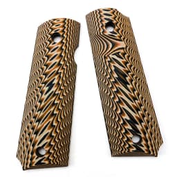 1 Pair G10 Material CNC Tactics 1911 Grips Handle Patch DIY Making Radial Texture Decor Slabs Scales Custom Repair Accessories