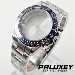 Daytona 40mm VK63 Sapphire Glass Watch Case Ceramic Bezel Men's Watch Accessories Suitable for VK63 VK63A VK64 Quartz Movement