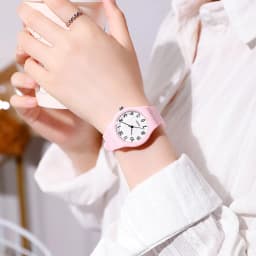 UTHAI C24 Kids's Watch Silicone Strap Boys and Girls Middle School Student Quartz Watches High Beauty Female Fashion Clock