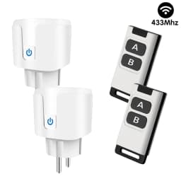 220V Wireless Remote Control Socket Switch EU FR Plug-in Electrical Socket Programmable Outlet Switch for Light,Smart Home 15A