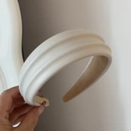 High Quality Women PU Leather Thick Sponge Wide Hairbands Wide Sponge Padded Simple Hair Hoop Band Bezel Hair Accessories