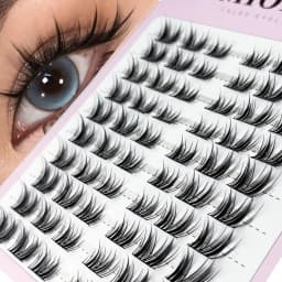 1/box 120 Bundles Mink False Eyelash Natural Fishtail Lash 3D Russian Individual Eyelash Extension Cluster Makeup Tool Wholesale