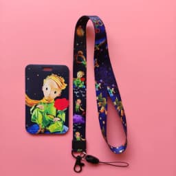 Cute Boys Card Holders Lanyards Boys Name Card Case Student Campus Badge Holder Neck Strap Men's Cardholder Lanyards
