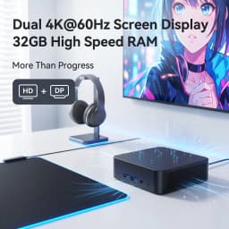 2026 New Portable Gaming Mini PC Intel N150 Core i3 6th Office/home Computer BT5.2 Wi-Fi 6 Mini PC 16/32GB RAM 2TB SSD Computer
