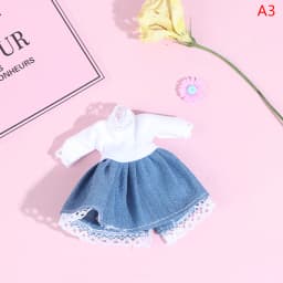 1pc 16cm Bjd Doll Clothes High-end Dress Up Can Dress Up Fashion Doll Clothes Skirt Suit Best Gifts for Children DIY Girls Toys