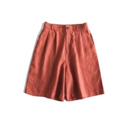 Summer women's casual solid color high waisted loose shorts