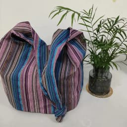 Vintage Bohemian Chic Canvas Shoulder Bag Ethnic Style Large Capacity Handbag Soft Tote Bag Casual Crossbody Bag Female Daily