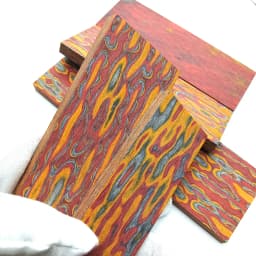 3D Color Knife Making Wood Material 120/155 Knife DIY Tools Making Knife Handle Material High Quality