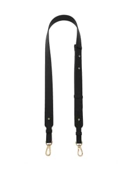 Adjustable No-Button Detachable Single Shoulder Strap Leather Bag Strap for Evelyn Basket Renovation Double-Layered Leather C...