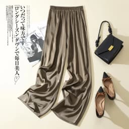 Acetate Silk Satin Straight-leg Pants Women's Summer Triacetate Silk Wide-leg Pants High Waist Drape Silk Smooth Long Pants