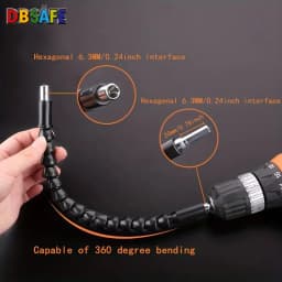 Electric Drill Flexible Extension Rod Universal Snake Hose Connection Soft Shaft Multifunctional Screwdriver Bit Link Cardan
