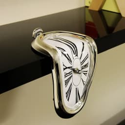 2023 New Novel Surreal Melting Distorted Wall Clocks Surrealist Salvador Dali Style Wall Decororation Home Garden Clock