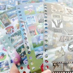 Mr. Paper Time Reshaping Cut Film Sticker Book, 30pcs Coil Design for DIY Scrapbook Notebook Cup Journal Decoration