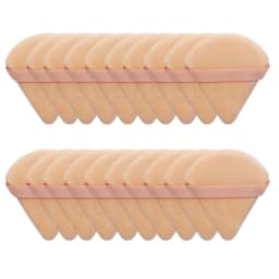 10/20Pcs Triangle Velvet Powder Puff Pizza Flours Mini Face Makeup sponge Cosmetics Washable Lightweight Makeup Tool