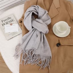 70Color Solid Winter Women Scarf Warm Thicken Cashmere Shawl Outdoor Tassels Pashmina Lady Wrap Windproof Scarves Fashion Luxury