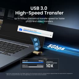 Vention USB C Micro SD Card Reader USB 3.0 TF Card OTG Adapter for iPhone 15-17 Pro iPad Android Camera Cardreader Up to 2TB