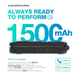 AGM M8 Flip 4G Rugged Phone Elderly Feature Cellphone SOS Quick Call Big Letters With English And Russian Keyboard