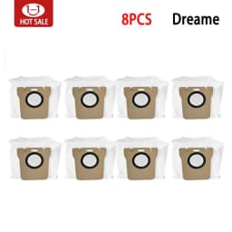 For Dreame L10s Ultra / L10S Pro Robot Vacuum Cleaner Accessories Vacuum Bags Mop Filter For Vacuum Cleaner Cleaning Brush