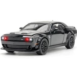 1/32 Alloy Model Dodge Challenger Car Diecasts Metal Sports Alloy Car Model Simulation Sound Light Collection Boys Toy Gift