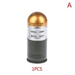 1/2/3 pcs Shell Storage Box M433 HEDP 40mm Cartridge Dummy Grenade Model Collection Toy Mini Storage Case