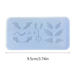 Resin Shaking Cup Mold Silicone Casting Mold Epoxy Resin Mold Hollow Mold for Keychain Pendant Jewelry Making