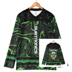 Spring Summer Men's Long-Sleeved Top Subtronics Rave Jersey Cyclop Hockey Shirt Bold Festival Outfit Athleisure Quick-drying Top
