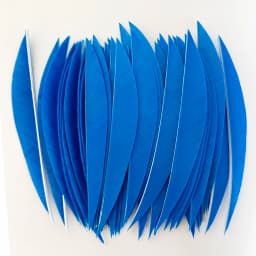 50 Pcs 5" IBOUNFOX Turkey Arrow Feather Shuttle Shape Archery Feather Fletching 5 Inch for Arrow Accessories -Right Wing
