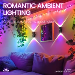 LED Motion Sensor Night Light Indoor,1500mAh Up/Down Lighting Design, Rechargeable Magnetic Wireless Wall Sconces for Bedroom